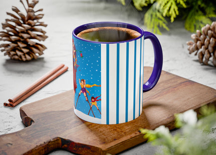 Snowfall & Couture Colorful Mugs (11oz, 15oz)