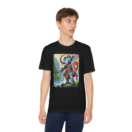 Cyberpunk Elephant Youth Competitor Tee