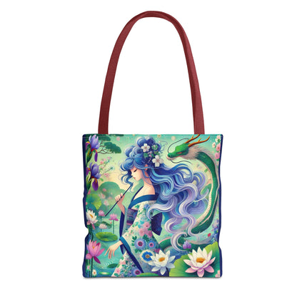 Fairy of the Koi Pond Tote Bag – Mystical Harmony & Pond Enchantment