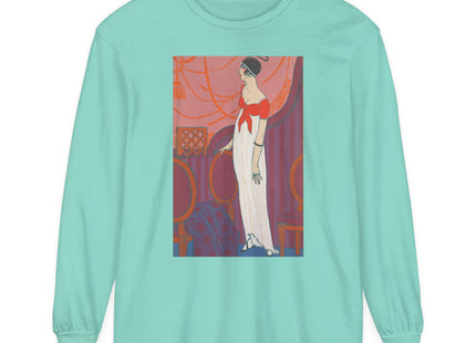 L’Entracte by Georges Lepape Garment-dyed Long Sleeve T-Shirt