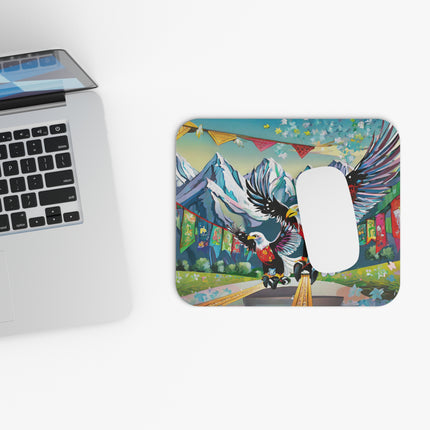 Eagle Skater Mouse Pad, Rectangle