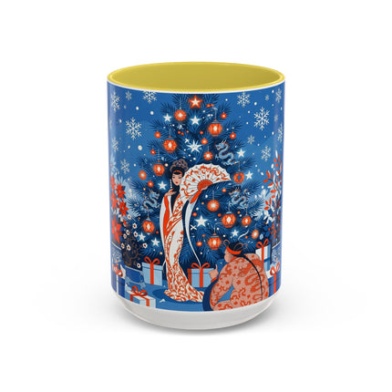 🎋❄️ The Winter Lantern Celebration Colorful Mug – Elegant Asian Christmas Fantasy