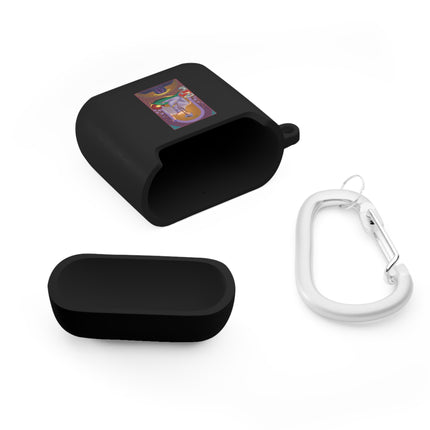 February & Amethyst AirPods Case — Gem Series by Sofia Chiostri