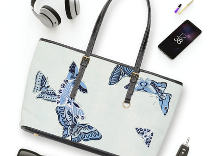 Japanese Butterfly by Kamisaka Sekka PU Leather Shoulder Bag