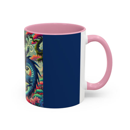 Mystic Guardian of the Sky Light Colorful Mugs (11oz, 15oz)