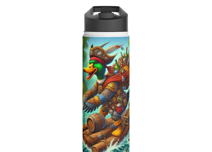 The Daring Drake Stainless Steel Water Bottle, Standard Lid