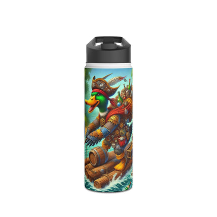 The Daring Drake Stainless Steel Water Bottle, Standard Lid