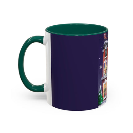 A Christmas Eve Celebration Colorful Mugs (11oz, 15oz)
