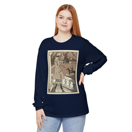 Amazone by Fernand Siméon Unisex Garment-dyed Long Sleeve T-Shirt