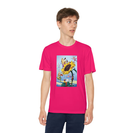 Sunflower Fairies by Margaret Tarrant Youth Competitor Tee – Golden Garden Magic & Storybook Wonder