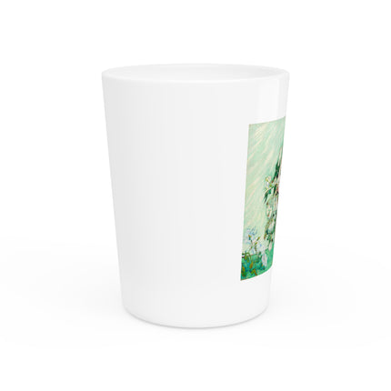 Roses by Vincent Van Gogh Ceramic Shot Glass