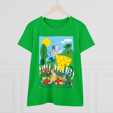 Garden Magic Women's Midweight Cotton Tee