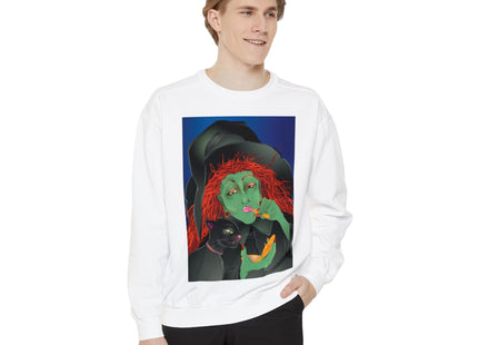 Mirror, Mirror A Witch's Touch Unisex Garment-Dyed Sweatshirt
