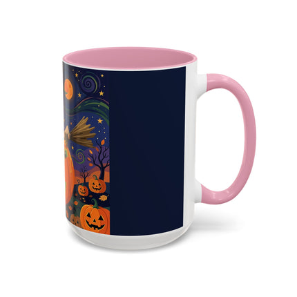 🧙‍♀️🎃 The Witch Of Pumpkin Moon Hollow Colorful Mug – Whimsical Halloween Magic