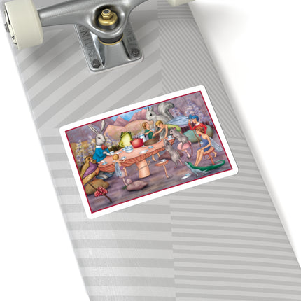 A Fairy's Whimsical Tea Party Kiss-Cut Stickers (4 Sizes)