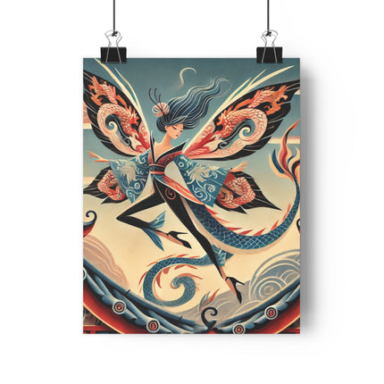 Dragon Fairy of the Temple Giclée Art Print