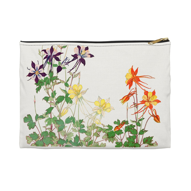 Aquilegia Flower Accessory Pouch – Tanigami Kônan Botanical Art Design
