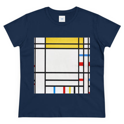 Place de la Concorde by Piet Mondrian Women's Midweight Cotton Tee
