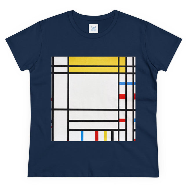 Place de la Concorde by Piet Mondrian Women's Midweight Cotton Tee
