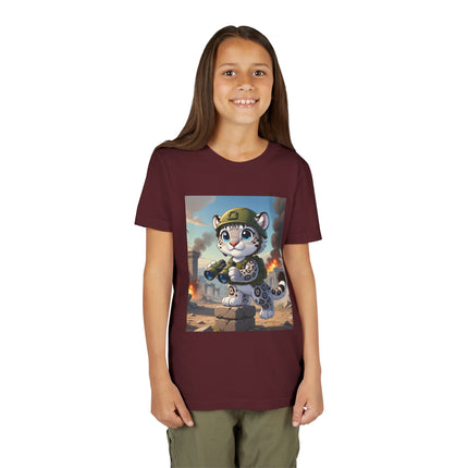 Snow Leopard Lookout Youth Short Sleeve Tee