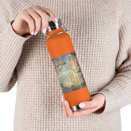 Birth of Venus by Sandro Botticelli Copper Vacuum Insulated Bottle, 22oz
