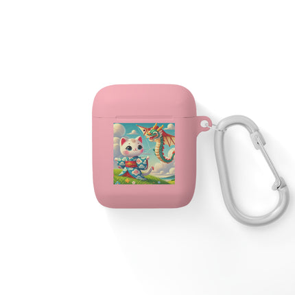Geisha Kitten and the Dragon Kite AirPods and AirPods Pro Case