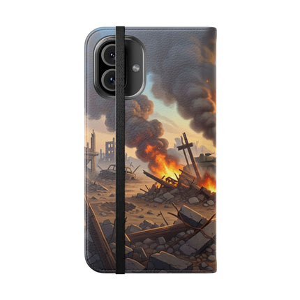 🦉🌟 The Owl on the Front Lines Flip Case – Courage & Quiet Strength