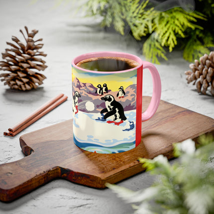 Snowball Shenanigans Colorful Mugs (11oz, 15oz)
