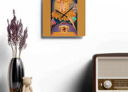 November & Topaz Zodiac Acrylic Wall Clock