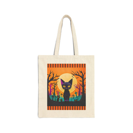 Phantom Parade Cotton Canvas Tote Bag