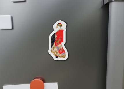 Japanese Woman by Hosoda Eishi Die-Cut Magnets (5 Sizes)