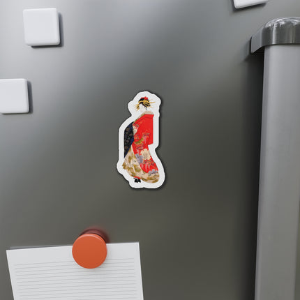 Japanese Woman by Hosoda Eishi Die-Cut Magnets (5 Sizes)
