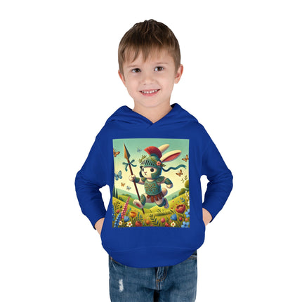 Rabbit Gladiator Toddler Pullover Fleece Hoodie