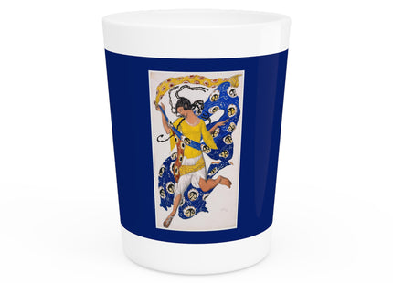 The Butterfly (Costume Design for Anna Pavlova) by Leon Bakst Ceramic Shot Glass