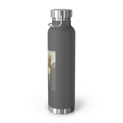 American Gothic by Grant Wood Copper Vacuum Insulated Bottle, 22oz