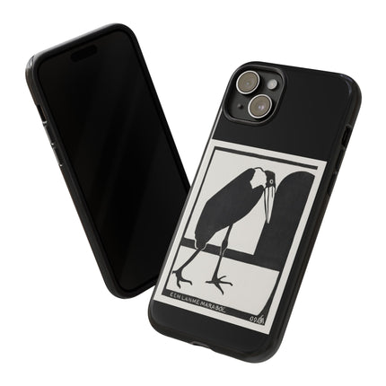 A Lame Marabou by Samuel Jessurun de Mesquita Phone Cases