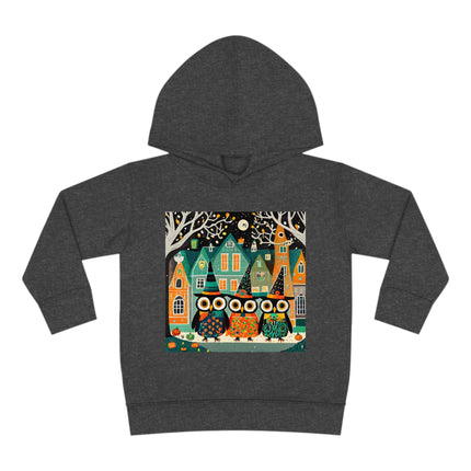 Night of the Trick-or-Treating Owlets Toddler Pullover Fleece Hoodie