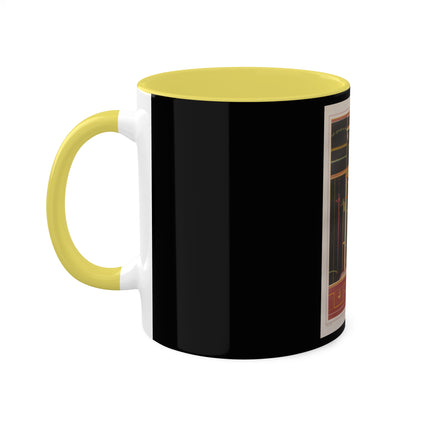 Pompeii Walls Pl.04 by Victor Steeger Colorful Mugs, 11oz