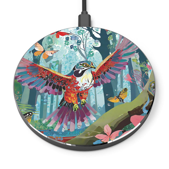 A Colorful Raptor Wireless Charger