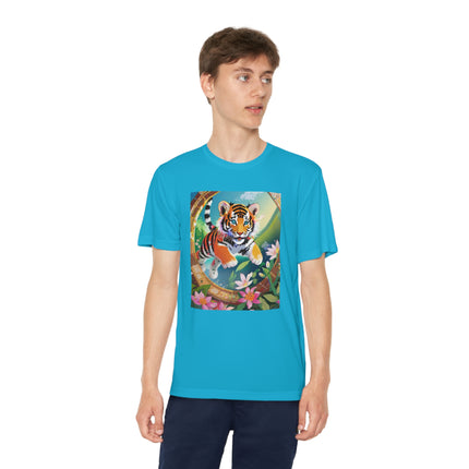 Majestic Tiger Cub Youth Competitor Tee – Courage, Adventure & Fiery Spirit