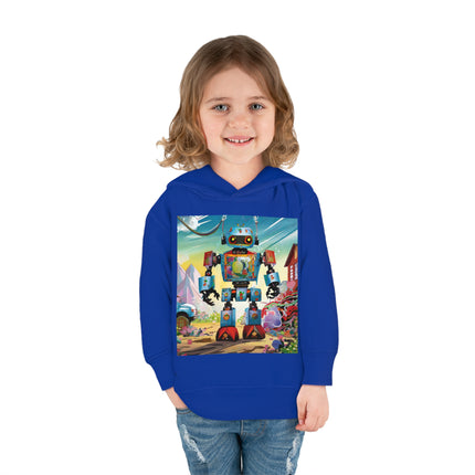 The Rusty Robot Toddler Pullover Fleece Hoodie