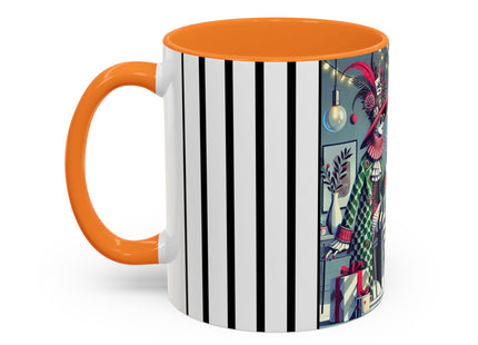 Whimsical Christmas Tea Party Colorful Mugs (11oz, 15oz)