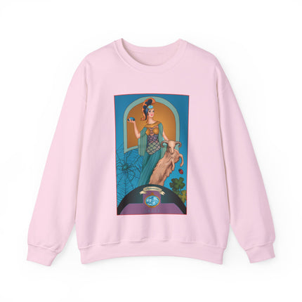 March & Aquamarine (Gem Series) by Sofia Chiostri Unisex Heavy Blend™ Crewneck Sweatshirt