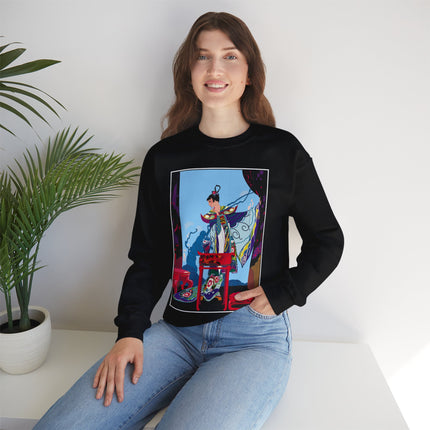 A Visual Journey by Umberto Brunelleschi Women's Heavy Blend™ Crewneck Sweatshirt