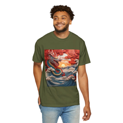 Emergence of the Dragon Unisex Garment-Dyed T-shirt