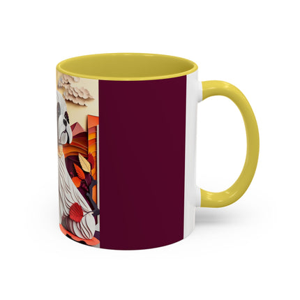 Shih Tzu at an Autumn Colorful Mugs (11oz, 15oz)