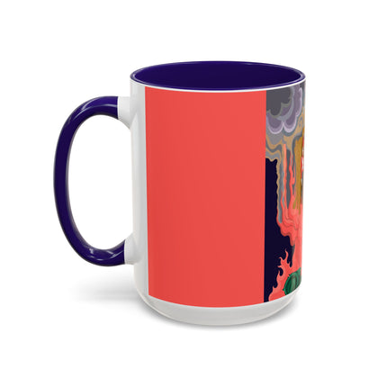 The Firebird's Awakening Colorful Mug (11oz, 15oz) – Ballet Fantasy, Mythic Fire & Art Deco Drama