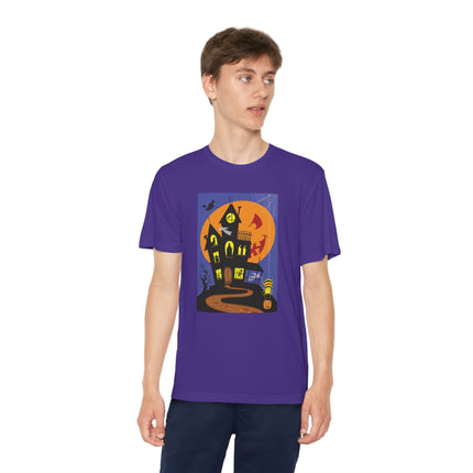 Halloween Night at the Haunted House Youth Competitor Tee