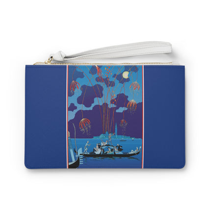 Fireworks in Venice by George Barbier Clutch Bag