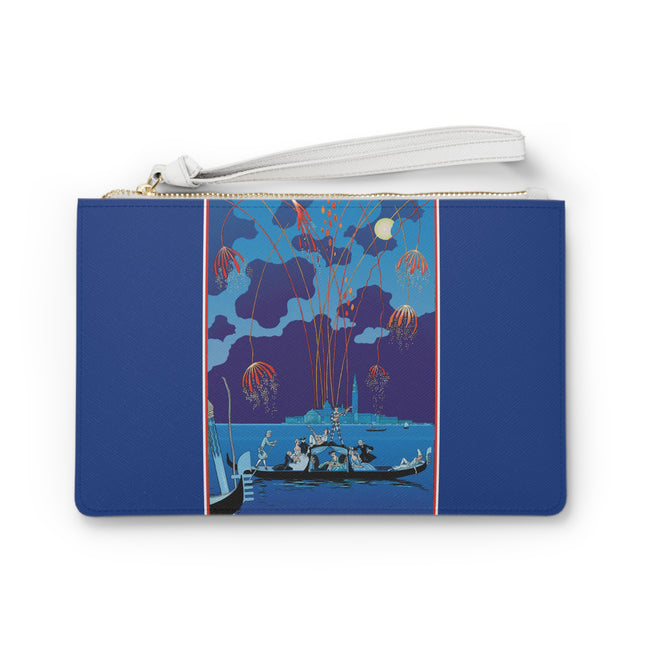 Fireworks in Venice by George Barbier Clutch Bag